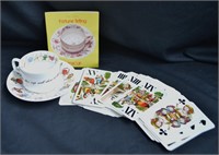 Royal Kendall Fortune Telling Tea Cup & Cards