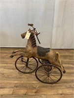 Primitive Rocking Horse Tricycle - Signs of Aging