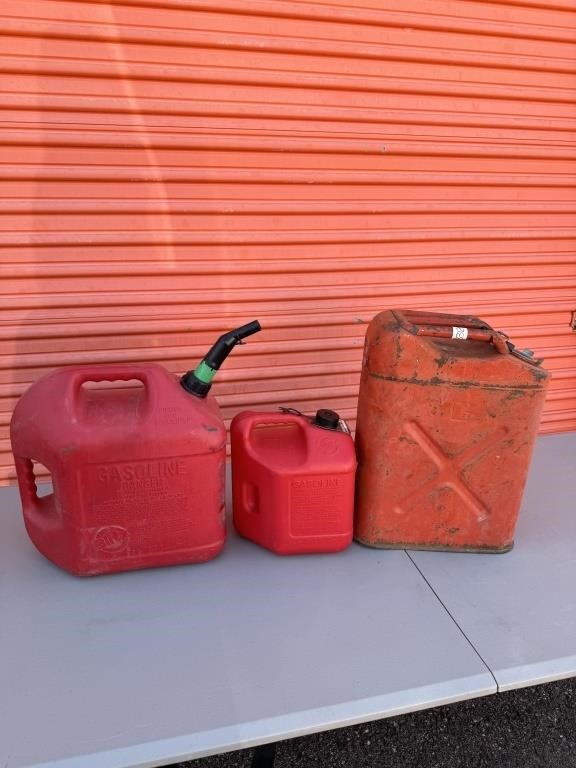 GAS CANS AS PICTURED