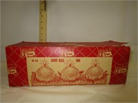 Snow Ball Log Candle - Original Box