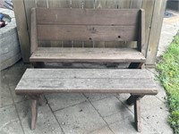 Red cedar Bench / Table - 51” long