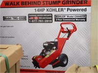 New/Unused TMG Walk Behind Stump Grinder, 14 HP