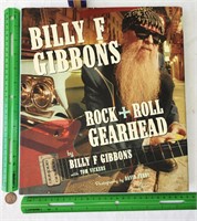 Billy F Gibbons Rock + Roll Gearhead HC book