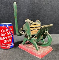 Antique Salesman Sample Cast Iron Printing Press