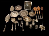 Collection Mostly Sterling Silver Serving ware