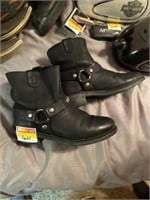 Leather motorcycle shoes size 6-1/2