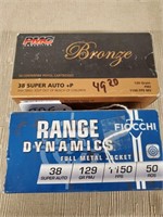 99 Rds 38 Super Auto Ammo