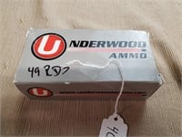 49 Rds Underwood 44 Special 245gr FMJ Ammo