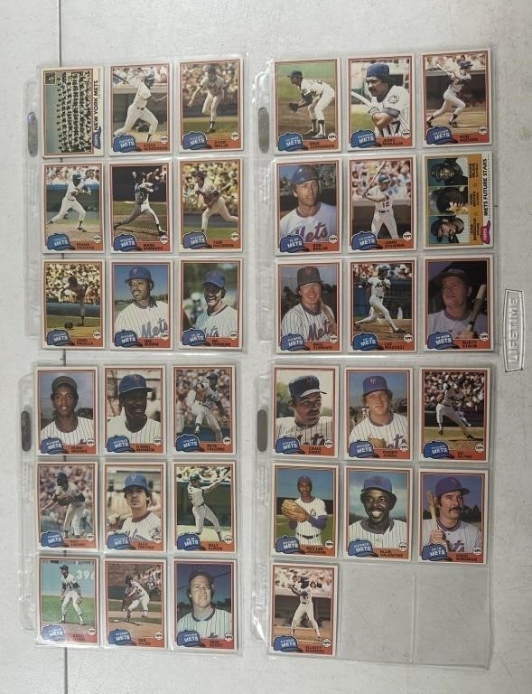 1981 TOPPS BASEBALL CARDS - NY METS