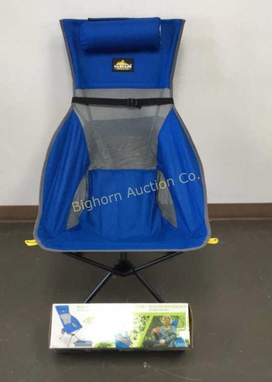 Cascade Mountain Tech High Back Chair wCup Holder