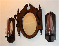Umbrella Stand & 3 pc Mirrors & Candle Sconce Set