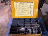 Sexauer Metal box of plumbing supplies