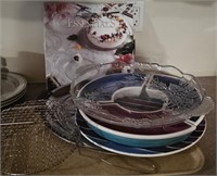 Group of serving platters and more