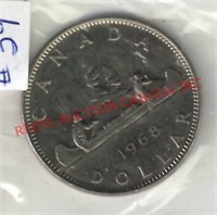 CANADIAN 1968 SILVER DOLLAR