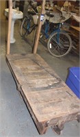 EARLY INDUSTRIAL CART APPROX. 54" LONG