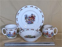 Bunnykins Plate, Bowl & Mugs