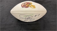 Joe Theismann autographed football - Wilson