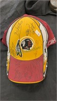 Redskins autographed hat - Reebok brand fitted
