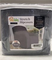 Stretch Slip Cover Oversized Recliner (Gray)