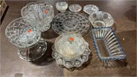 Glassware Serving Bowls, Plates, Dishes