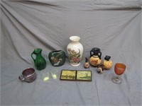 Vintage Collectible Lot of Vases & Glasses