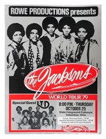 THE JACKSONS World Tour Poster