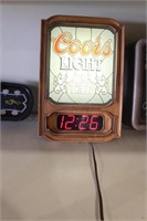 Coors Light clock