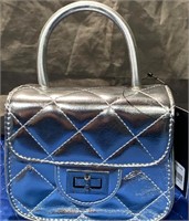 NEW Forever 21 Silver  Crossbody Handbag