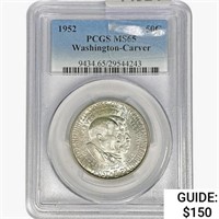 1952 Washington Carver Half Dollar PCGS MS65