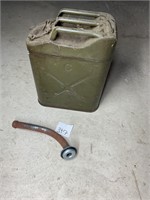 Metal military 5 gal fuel can
