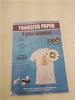 PPD Inkjet Iron-On Light T Shirt Transfer Paper