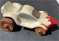 Handmade Wooden Race Car 10” x 5-1/2”