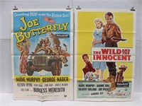 Audie Murphy 1sh Movie Posters Lot of (2)