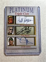 HULK HOGAN THE ROCK JOHN CENA PLATINUM CUTS PRIN