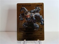 Pokemon Card Rare Gold Machamp V