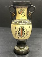 Greek Mythology Art Pottery Vase/Urn Hand Painted