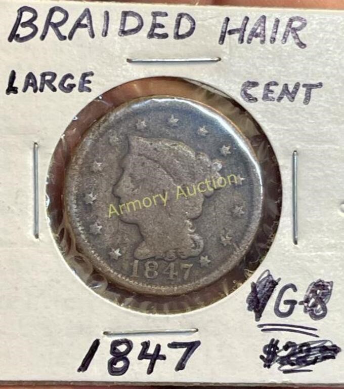 1847 LARGE CENT