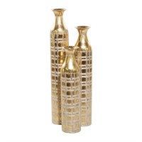 Deco 79 Metal Decorative Vase Tall Distressed Meta