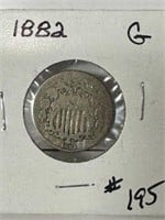 1882 Shield Nickel - G