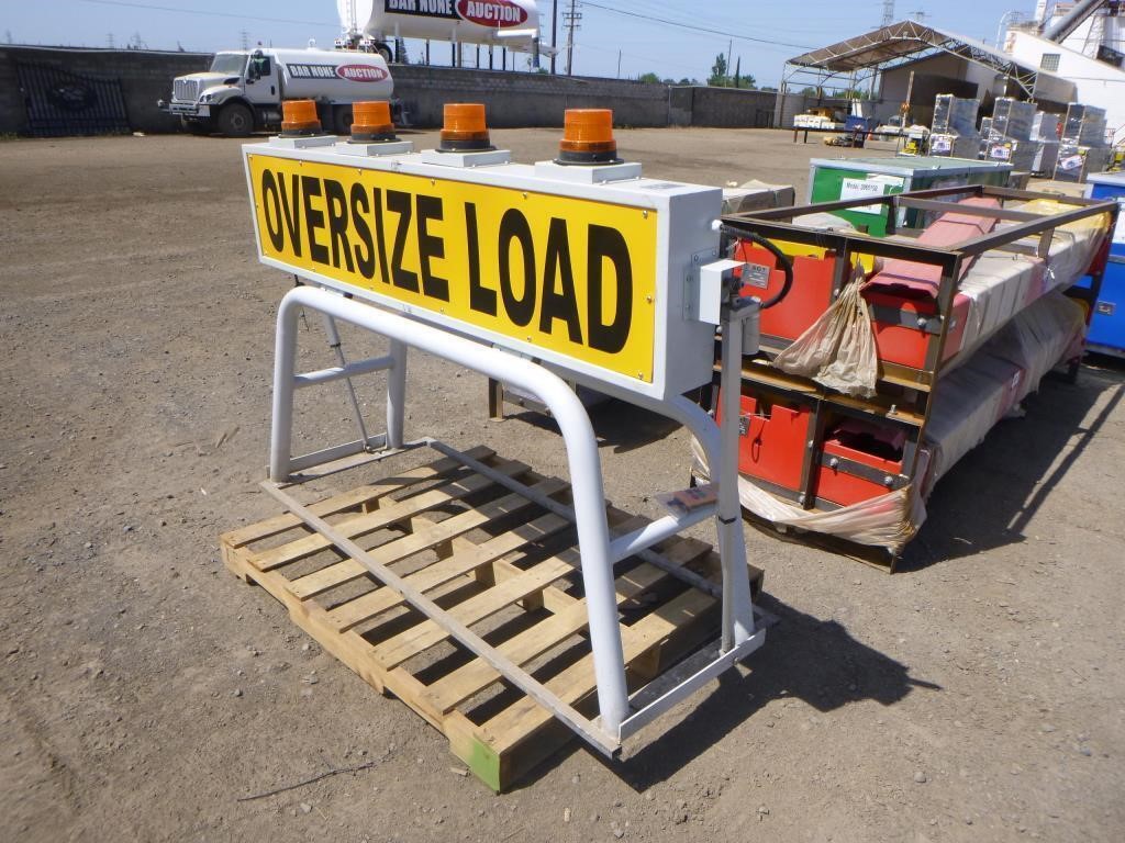 Truck Bed Oversize Load Sign