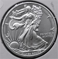 1/2 OZ .999 SILVER ROUND