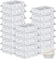 12 Ct x 20 Sets Stackable Cupcake Carrier Holders