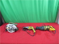 Reciprocating saw, all,, DeWalt drill,