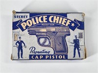 VINTAGE POLICE CHIEF POCKET CAP PISTOL W/ BOX