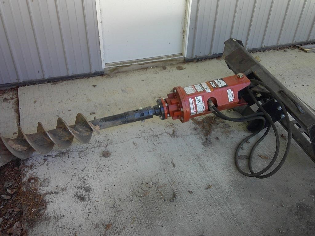 Rhino H200 post hole auger