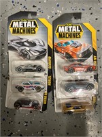 6 pack metal machine cars