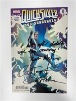 Autograph COA Quicksilver Comics