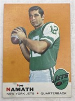 (J) 1969 Topps Joe Namath New York Jets Football
