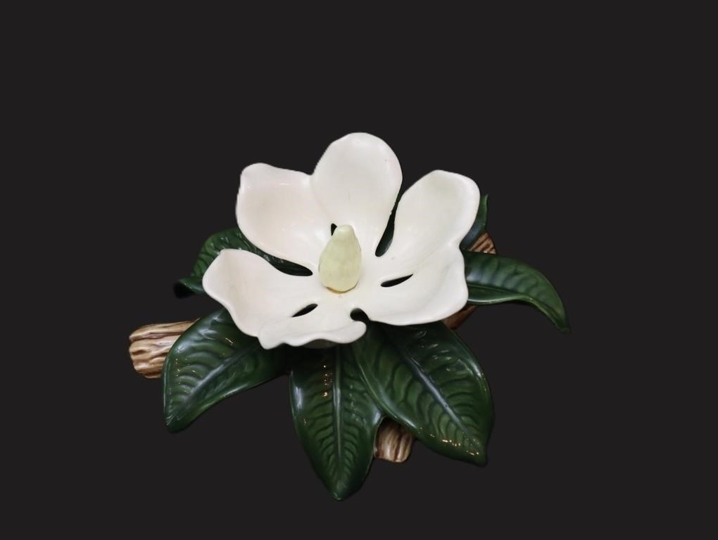 Porcelain Magnolia Sculpture