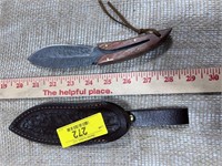 Damascus Hunting Knife 8"